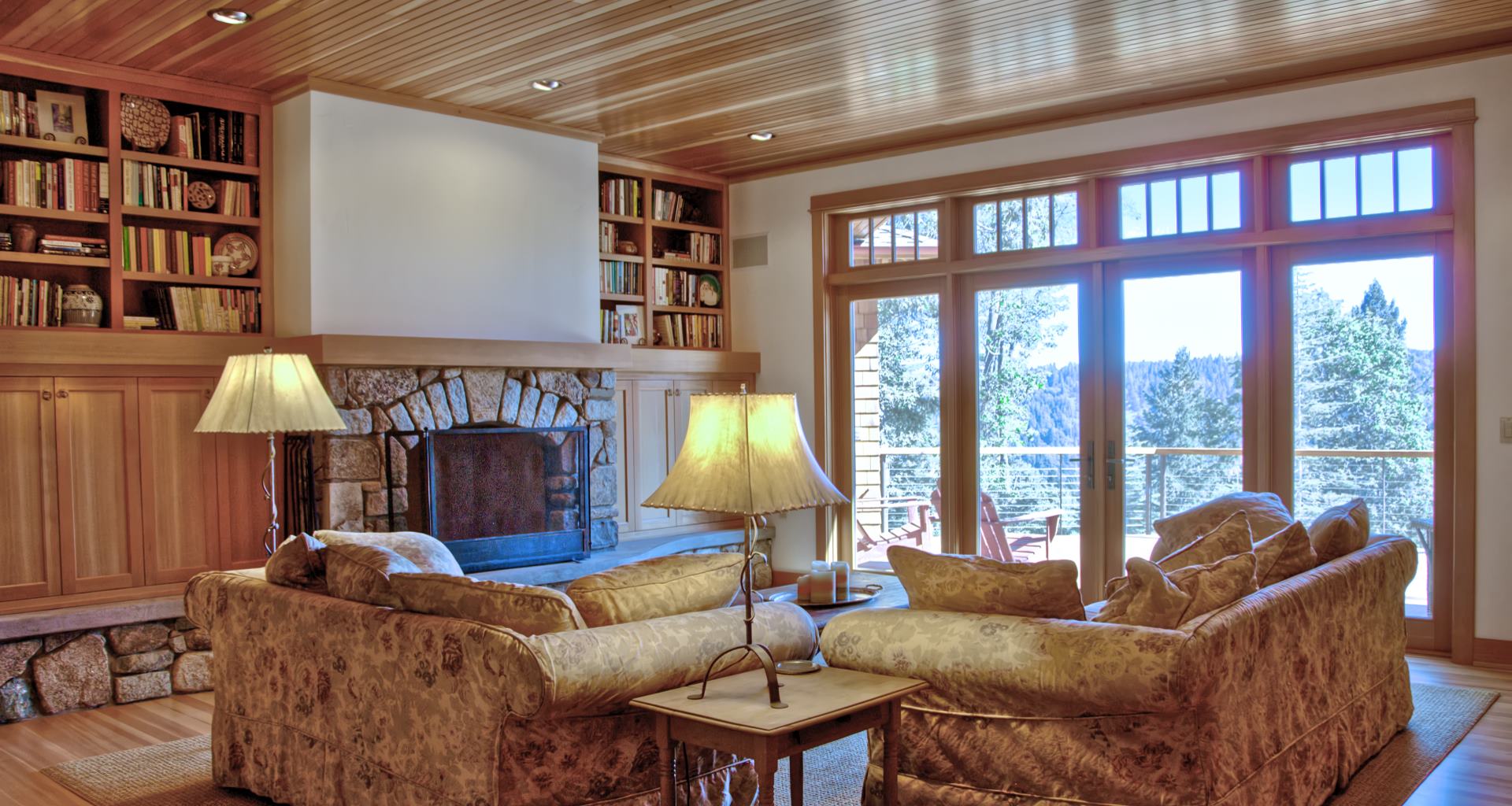 Sierra Pines living room interior