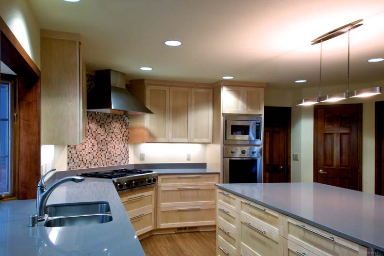 kitchen countertops and cabinets